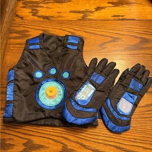 Wild Kratts Matin creature vest/suit with gloves
